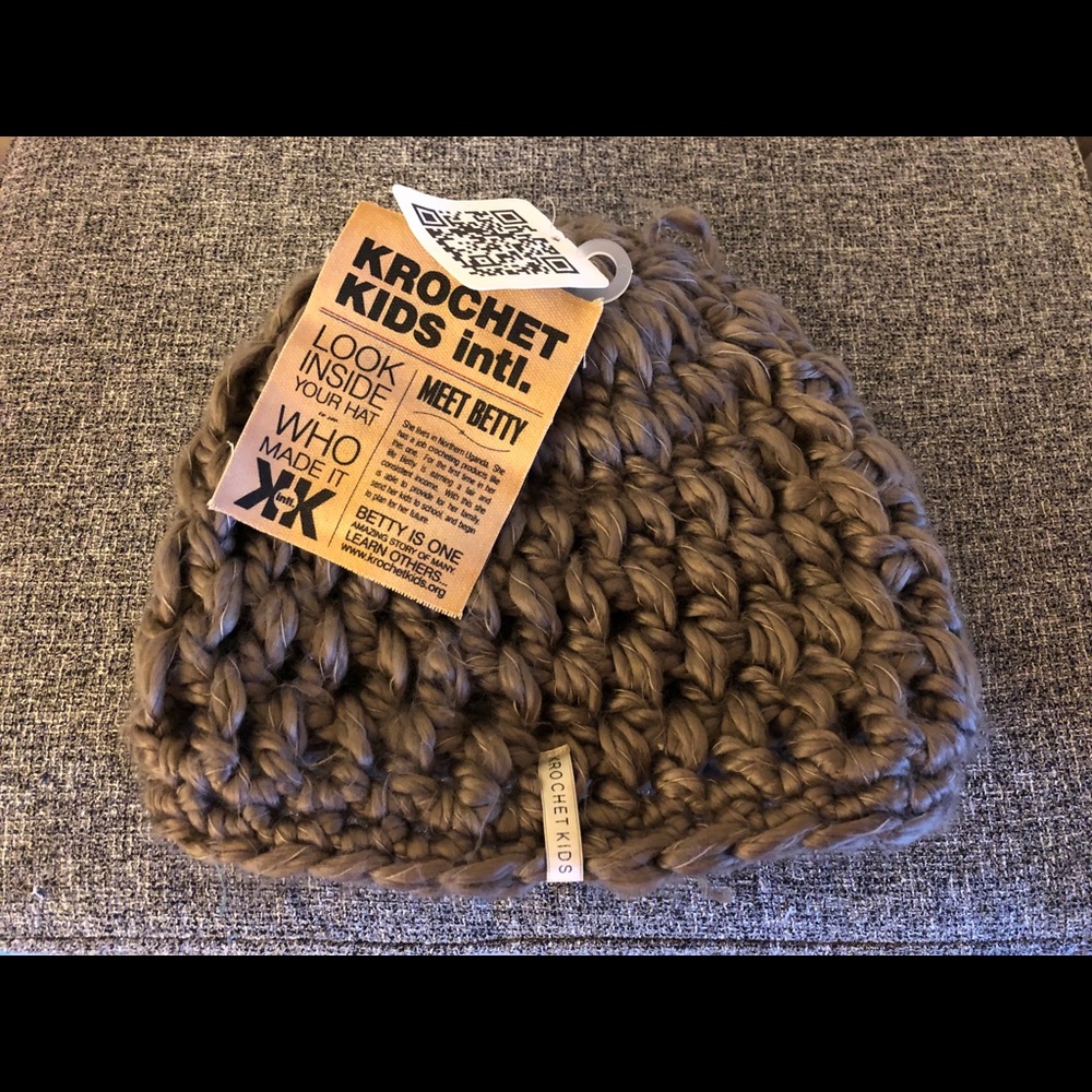 Krochet Kids Grey Winter Beanie